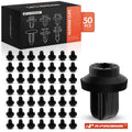 50Pcs License Plate Bracket Screw Grommet Clip for Mercedes-Benz 
