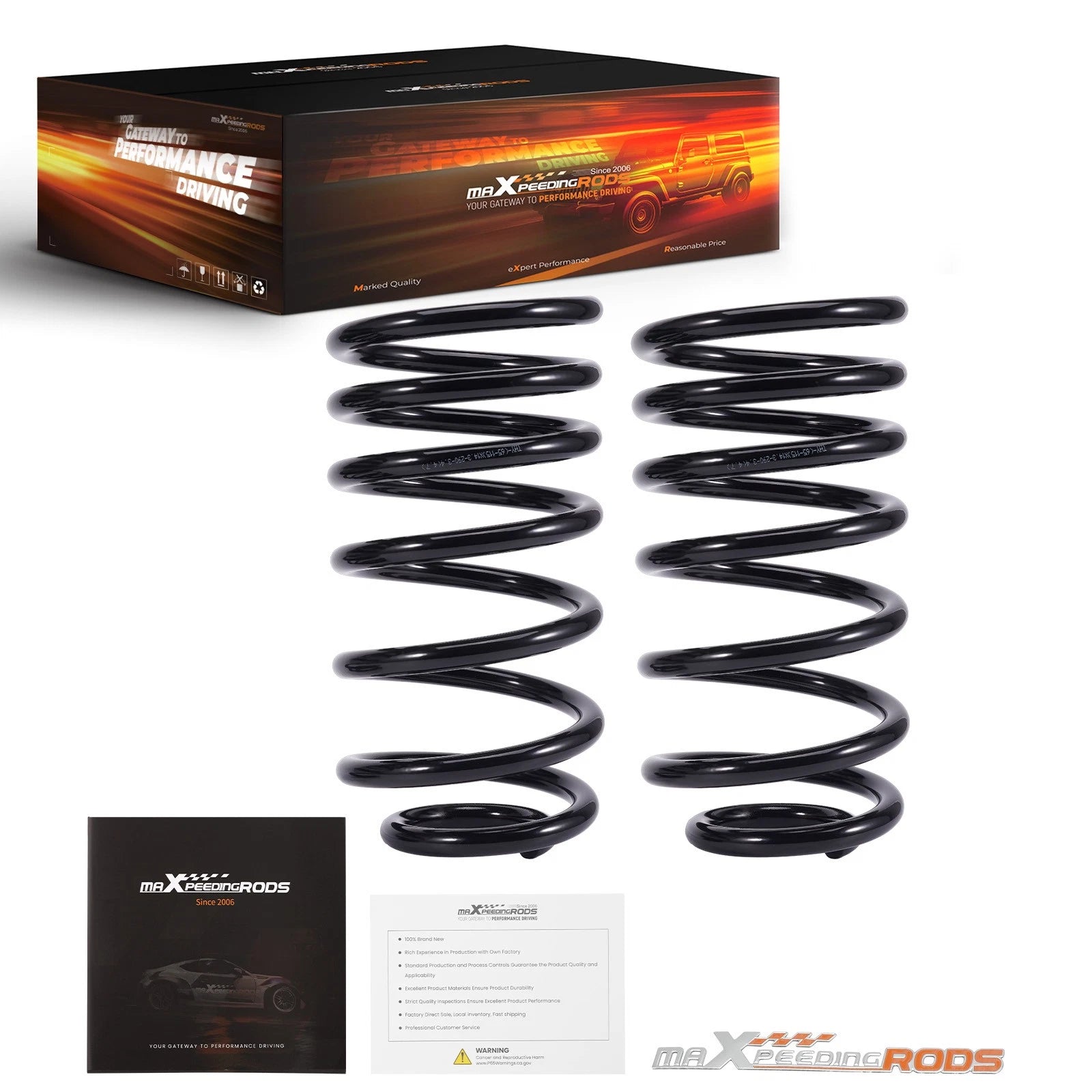 6" Rear Spring Lowering Kit for GMC Yukon/Chevy Tahoe/Avalanche (2000–2006)