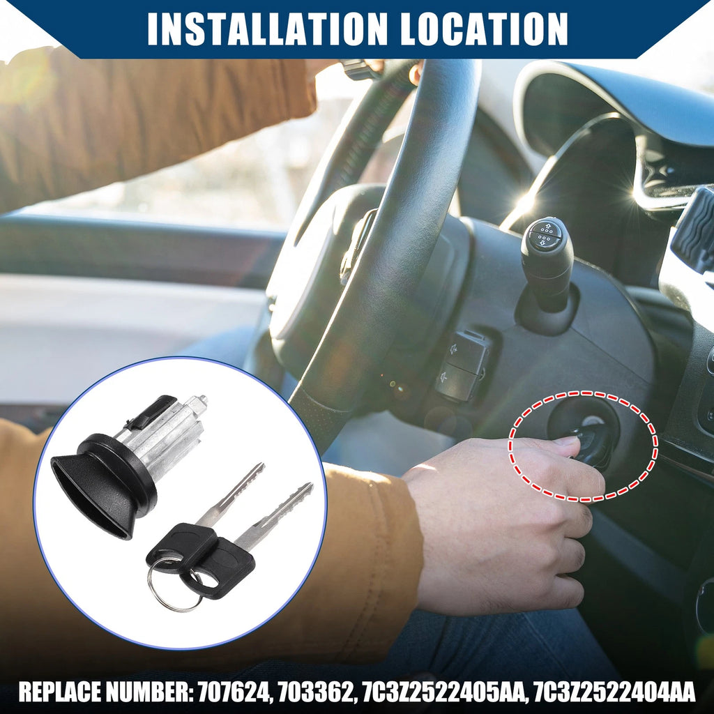 Door Handle Lock Cylinder Ignition Switch for Ford F150 F250 (2004–2008)