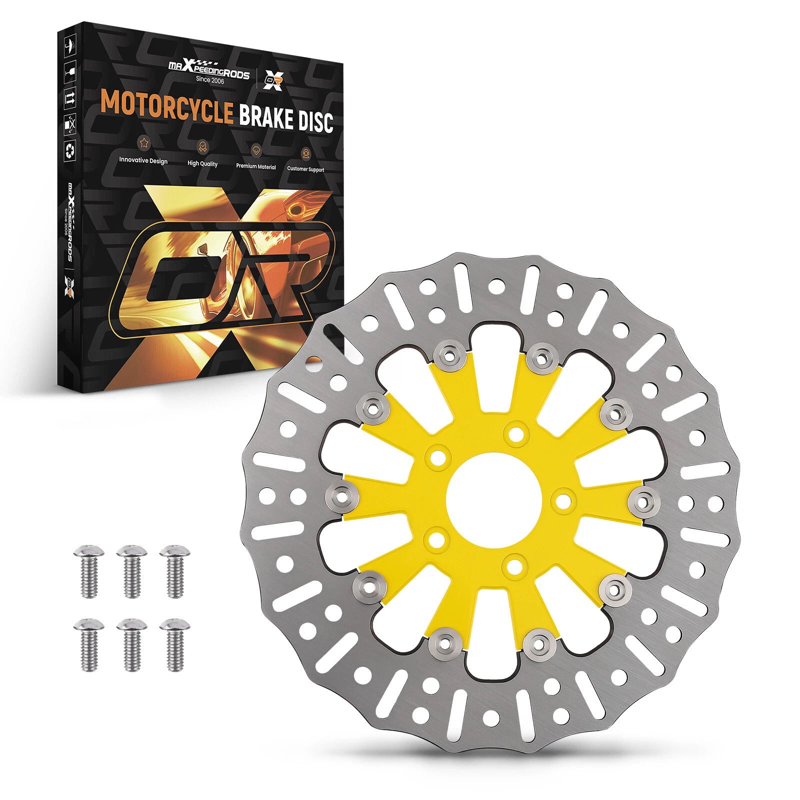 Floating Front Brake Rotor for Harley-Davidson Touring (2008–2019)
