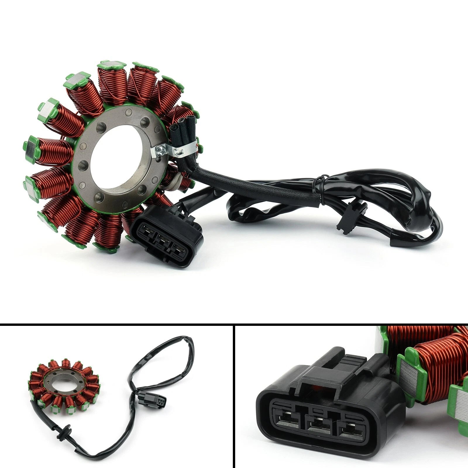 15-Pole Alternator Stator 104mm for BMW S1000R (2013–2021) S1000RR (2009–2019) - 12317718420