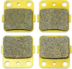 Set of 4 Brake Pads for Honda TRX 420 FA Fourtrax Rancher (2009–2014)