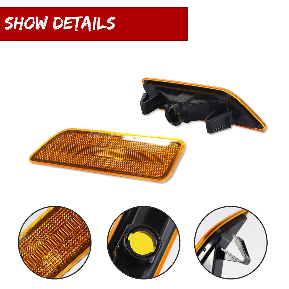 Amber Side Marker Lights for Mercedes W219 CLS-Class (2006–2011)