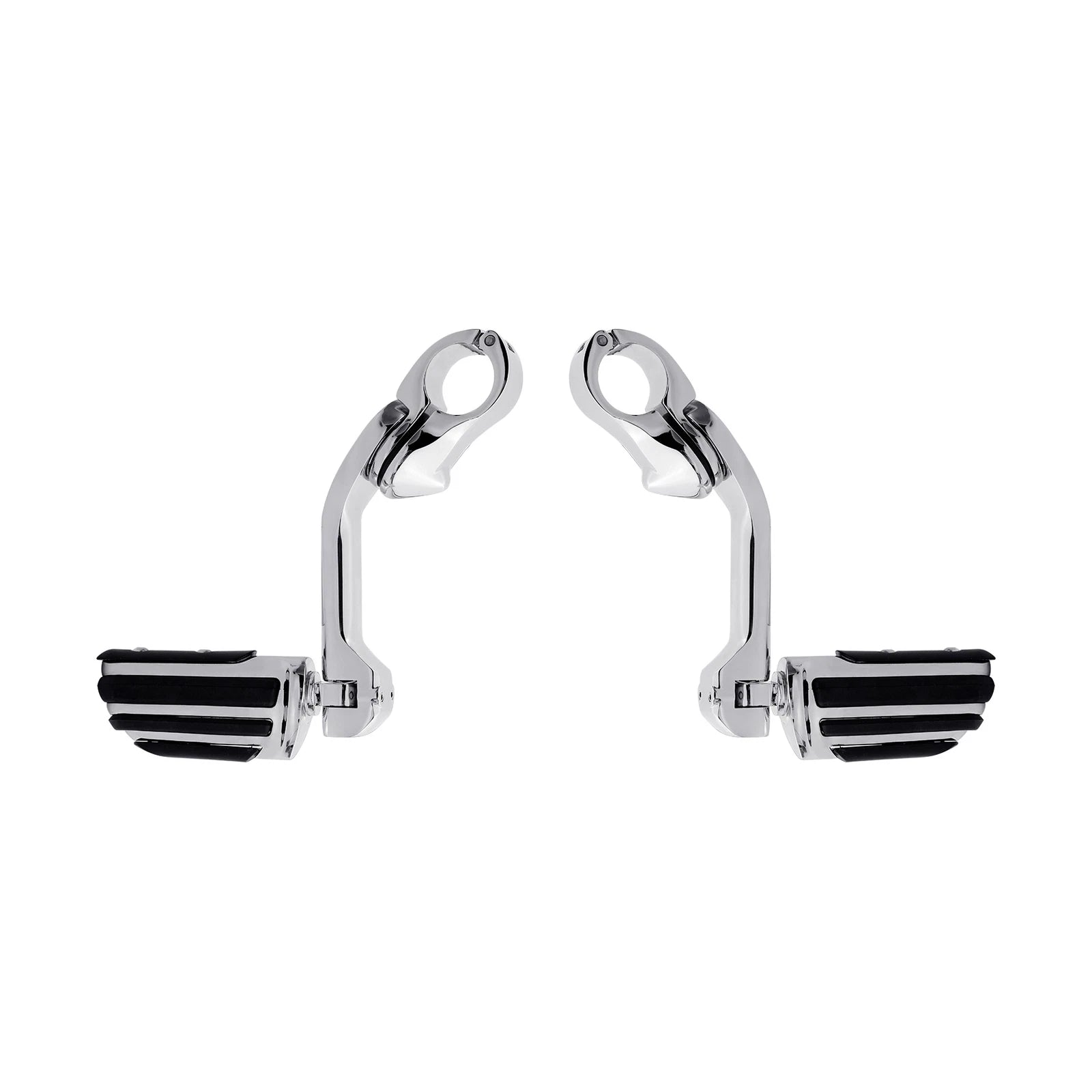 Adjustable 1-1/4" Highway Foot Pegs for Harley Touring Street Glide