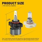 2X LED Fog Light Bulbs for Chrysler Subaru Jeep Dodge (2010–2023)