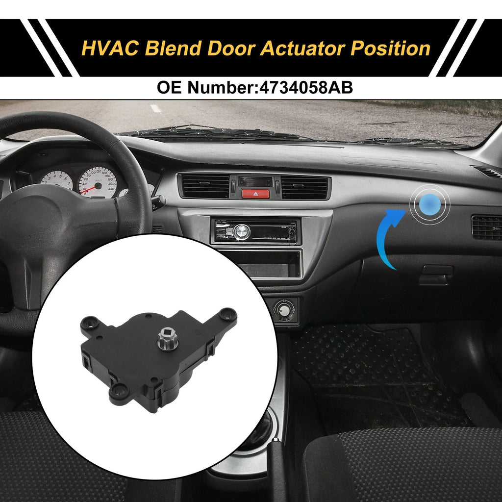 HVAC Heater Blend Door Actuator for Chrysler Grand Voyager (2000) No. 4734058AB