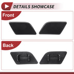 Set of 2 Washer Nozzle Cover Caps No.51117347666 for BMW X1 (2016–2022)