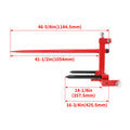 Gooseneck Ball Trailer Receiver Hitch for Cat 1 Hay Bale Spear (3000 lbs)