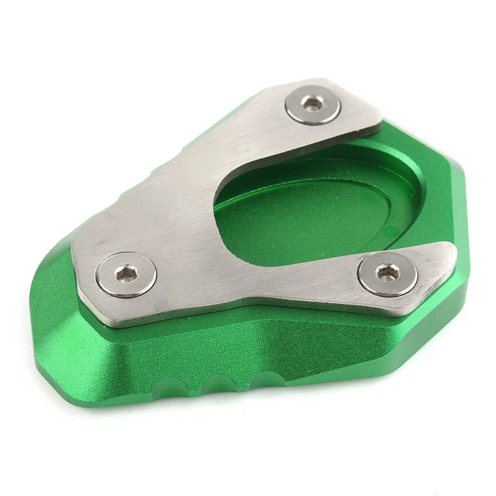Kickstand Extension Plate Pad for Kawasaki Z650 2017-2018 Green