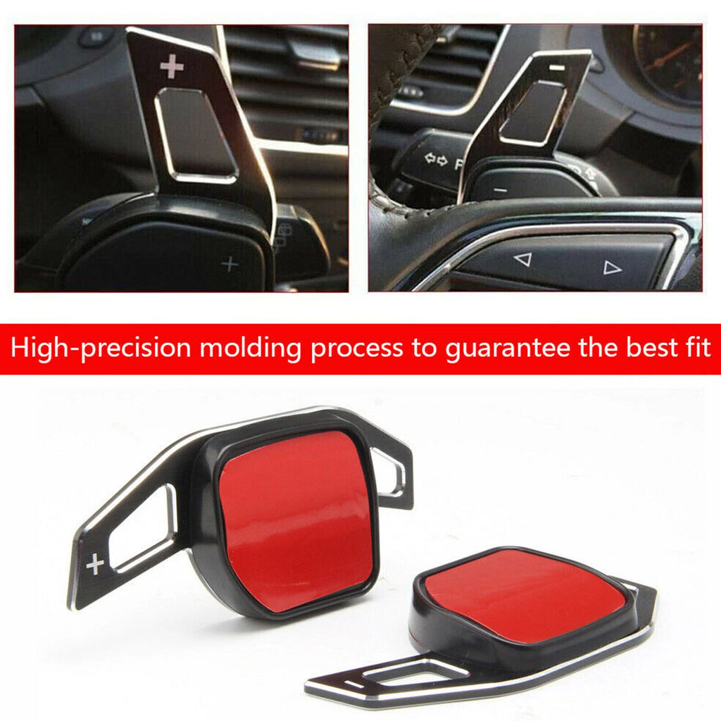 Aluminum Black Paddle Shifters for Audi