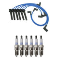 NGK Wire Set & Denso 6 Double Platinum Spark Plugs for Sable Taurus (1986–2005)