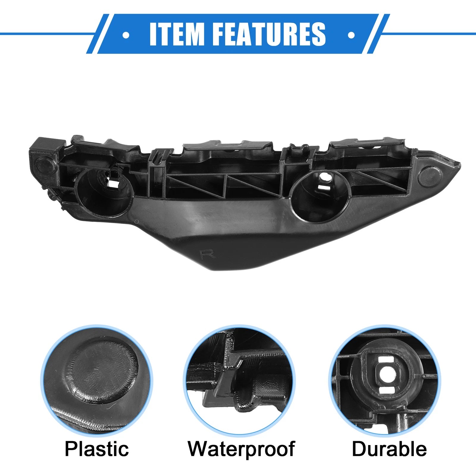 1 Pair Bumper Mounting Support Bracket for Toyota Yaris (2007–2012)