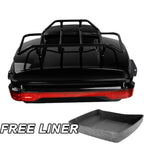 Chopped Trunk Pad Rack Tail Light for Harley Touring Road Glide (2014–2026)