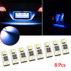Ice Blue T10 192 168 SMD Error-Free License Plate Light Bulbs for Honda (2012–2024)