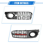 Front Bumper Fog Light Grille with LED 8KD807682 for Audi A4 B8 (2009–2011)