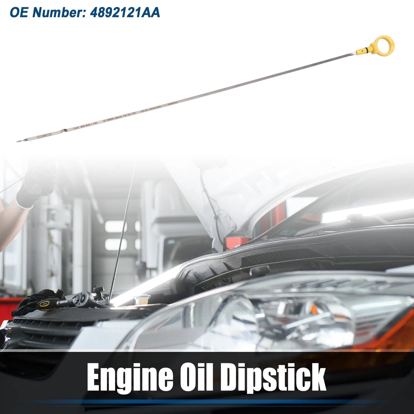 Engine Oil Level Indicator Dipstick for Chrysler Sebring (2007–2010) 4892121A