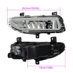 Set of 2 Front Fog Light Lamps for Nissan Titan Frontier (2020–2022)