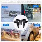 Set of 4 Mud Flaps for Tesla Model 3 (2016-2022)