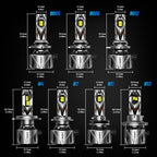 4X 9005 H11 LED Headlight Bulbs Conversion Kit for