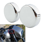 Chrome Upper Fork Stem Nut Cap Cover for Harley Street Bob Breakout Dyna Softail (2014–2023)