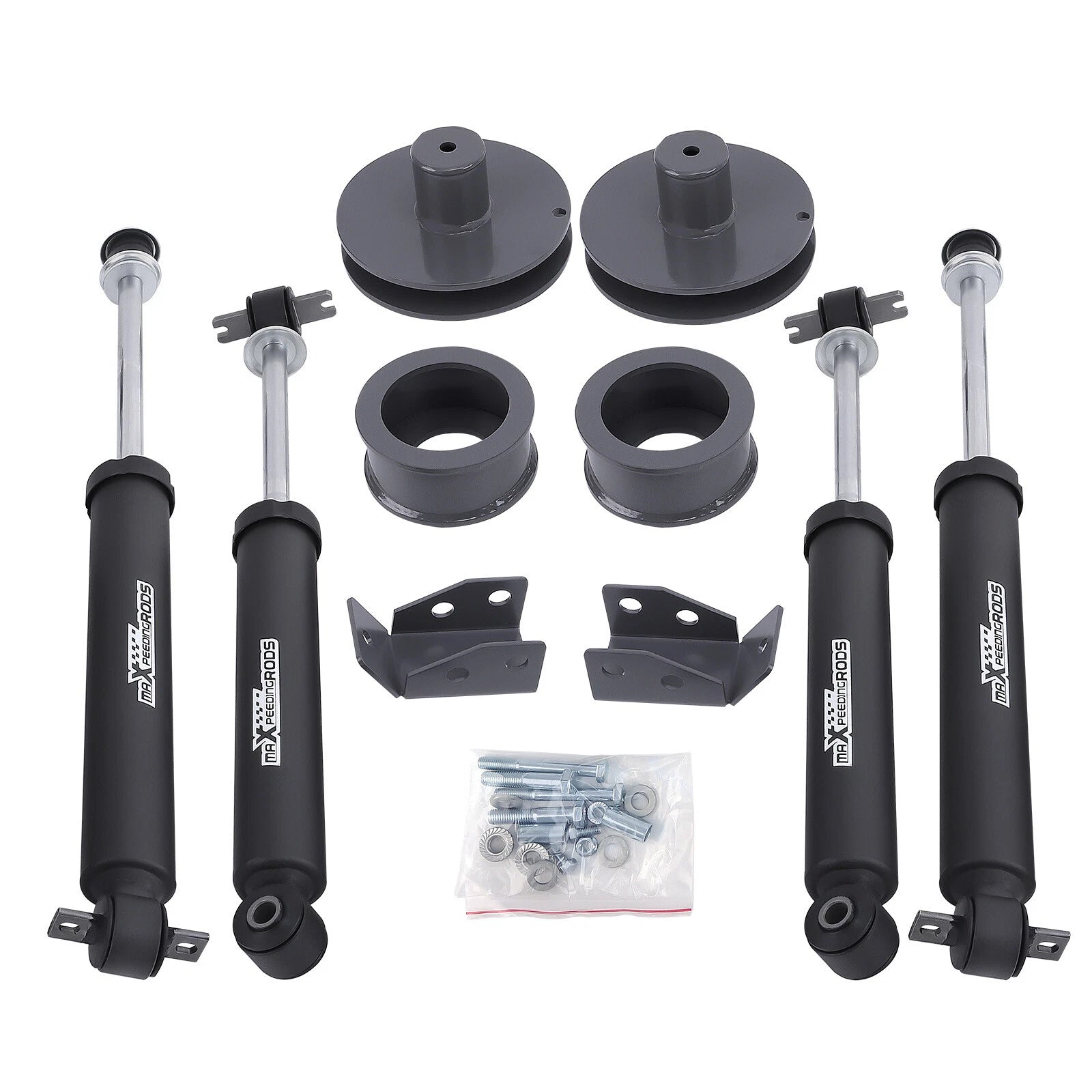 2" Lift Kit for Jeep Wrangler TJ 4WD (1997–2006) - Nitrogen-filled Shocks