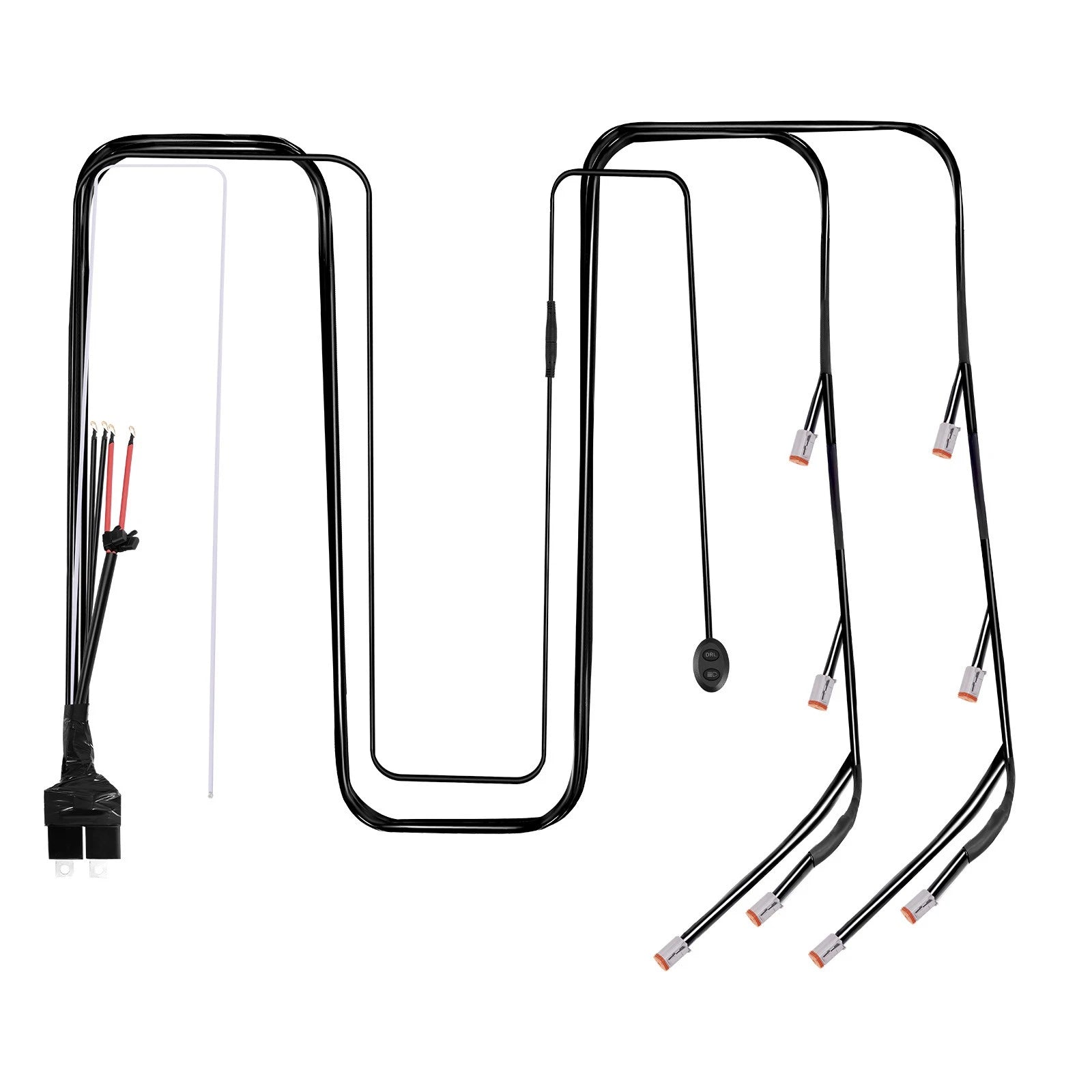8-Way LED Light Wiring Harness Switch for maXpeedingrods Crosshair (12-24V)