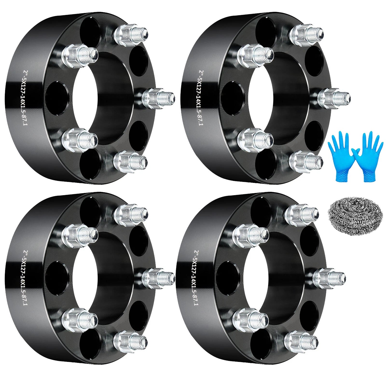 5x5 Wheel Spacers 2 Inch for Jeep Wrangler Grand Cherokee Gladiator (1984–2025)