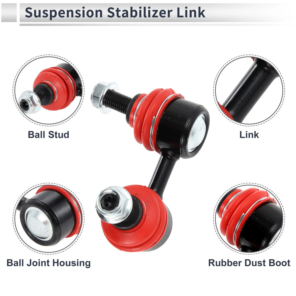 Set of 2 Front Stabilizer Bar Links for Acura RSX (2002–2006) No.K80487/K80488