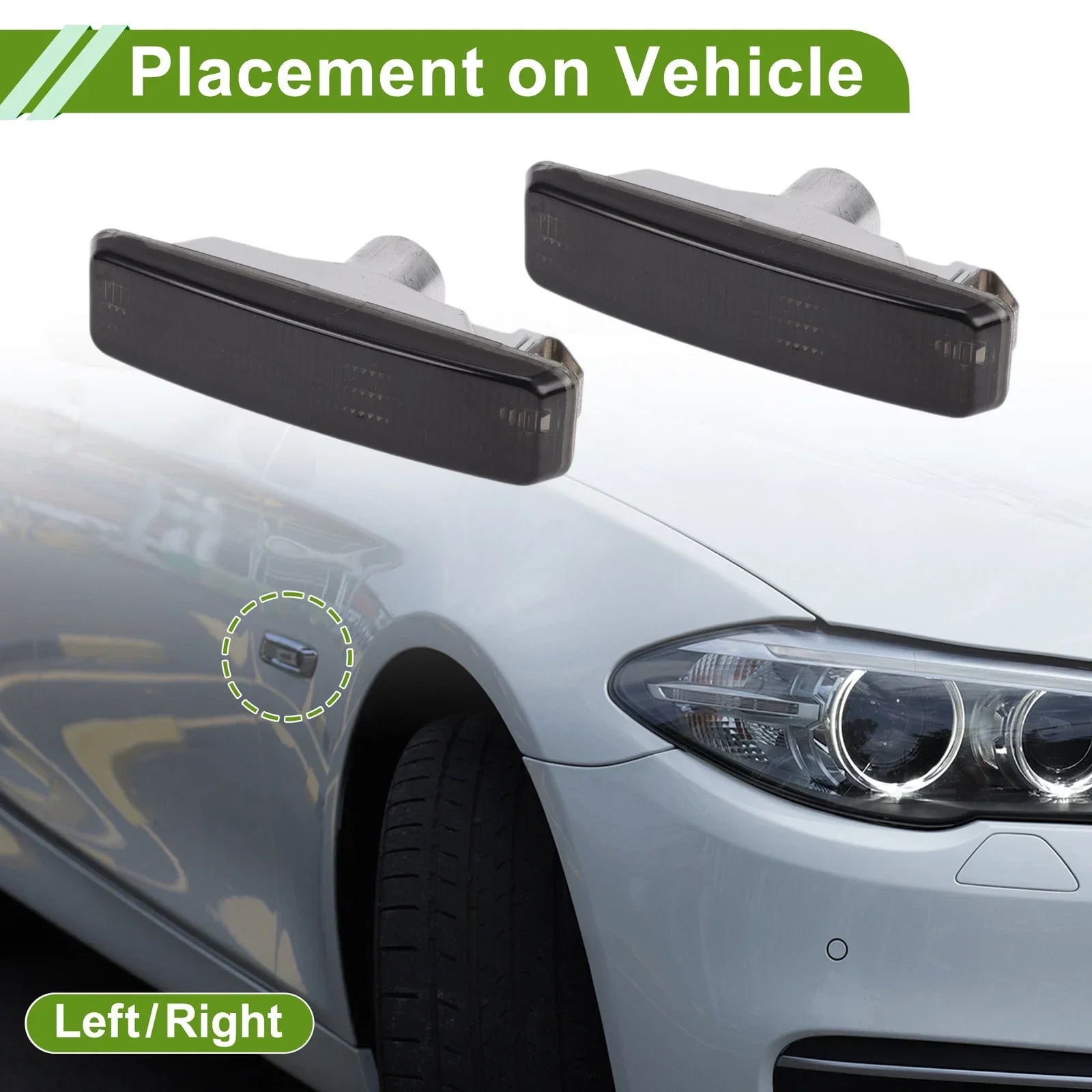 Car Side Marker Light Covers for BMW E39 (1997-2003)