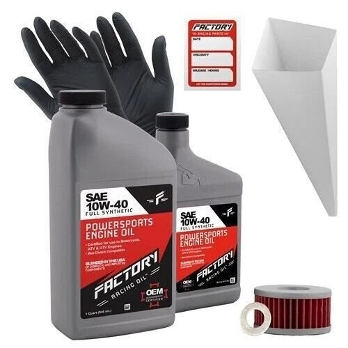 10W40 Oil Change Kit for Suzuki DR-Z250 (2001–2007)