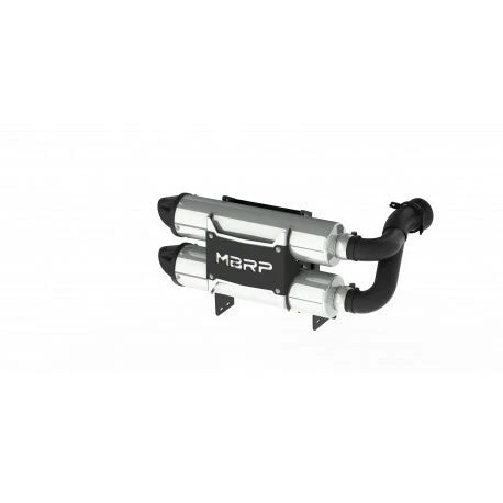MBRP AT-9208PT Dual Stacked Slip-On Exhaust System for Can-Am Maverick X3 (2017–2023)