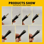 4-Inch Short Antenna for Universal Cars - Black Aluminum AM/FM