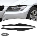 1 Pair Headlight Eye Lid Cover Sticker for BMW E90 (2006–2011) Carbon Fiber