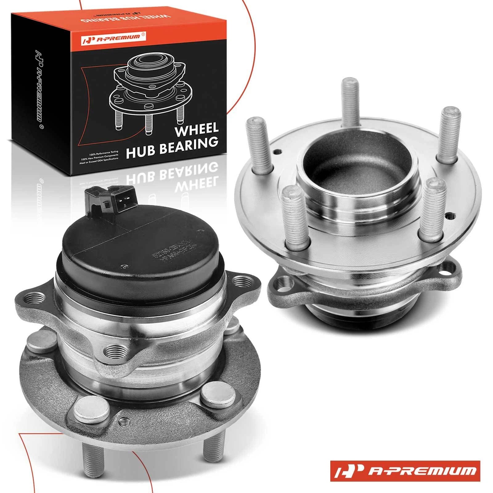 2X Rear Wheel Hub & Bearing Assembly with ABS Sensor for Kia Sedona (2015–2021)