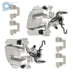 Set of 2 Rear Brake Calipers with Bracket for Audi A3 (2005–2010)