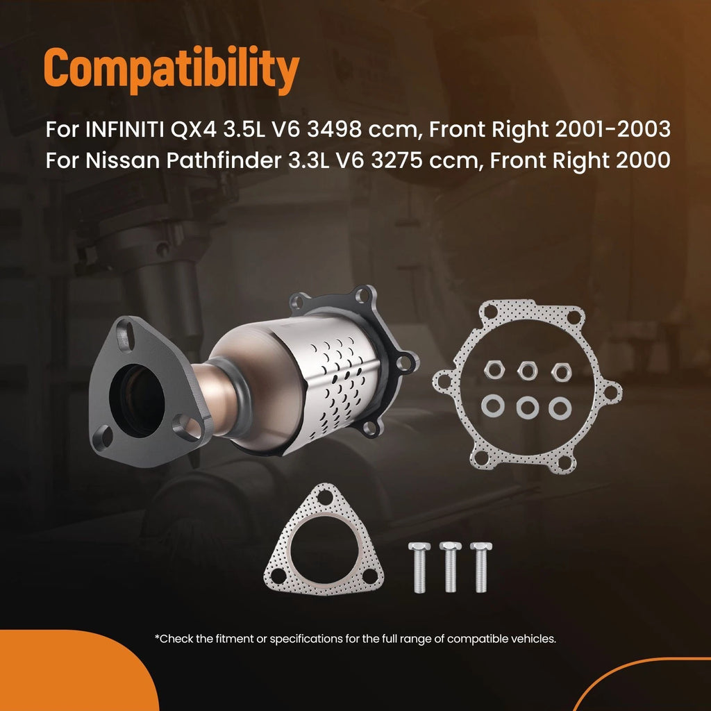 Catalytic Converter for Infiniti QX4 (2001–2003) Nissan Pathfinder (2001–2004) 3.5L