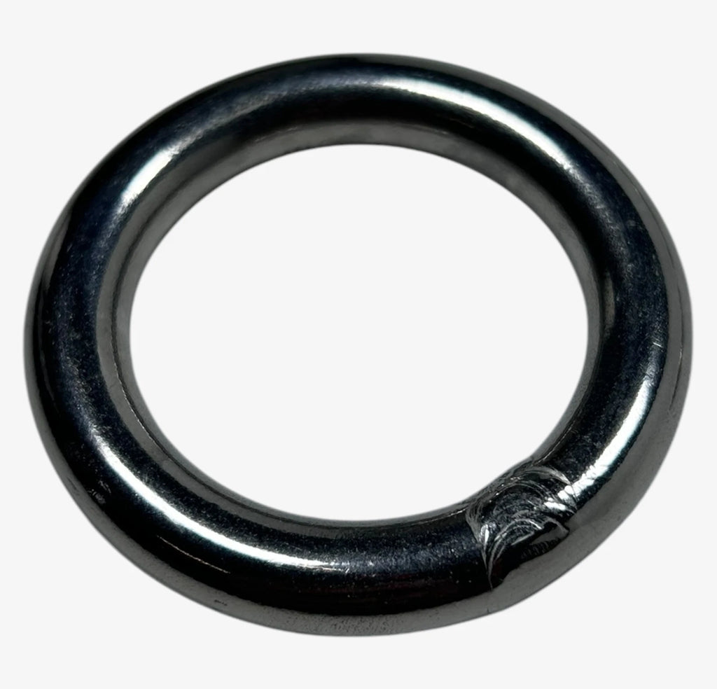 Set of 4 Stainless Steel Heavy Duty O Rings 3/8'' x 1 7/8''