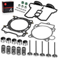 Cylinder Head Exhaust Intake Valve & Spring Gasket Kit for Yamaha YFZ450 YZ450F (2004–2023)