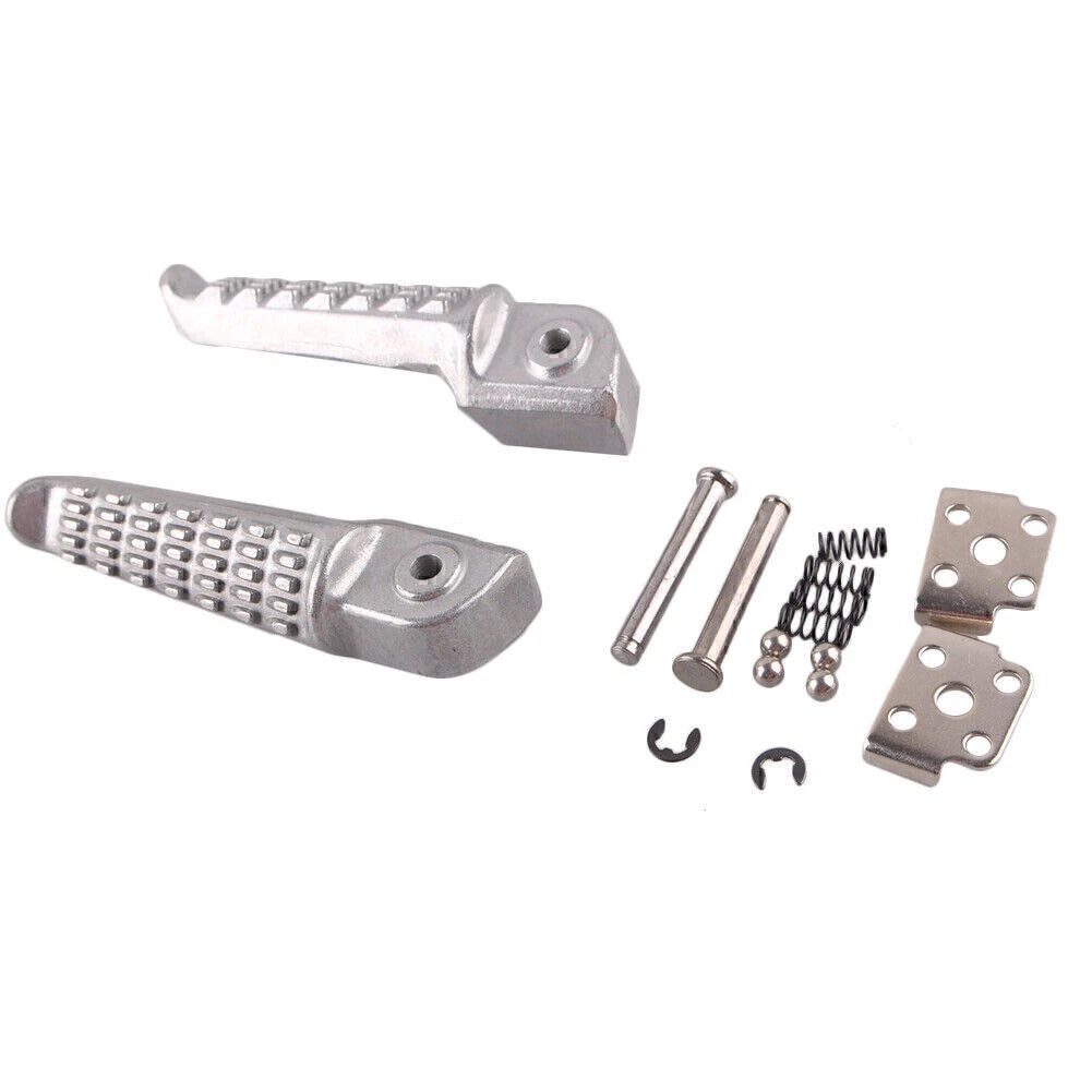 Passenger Rear Footpegs Footrests Brackets for Kawasaki Ninja ZX10R (2004–2005)