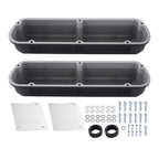 Aluminum Valve Covers for Ford 289 302 351W 5.0L (1962–1985) Black Finned