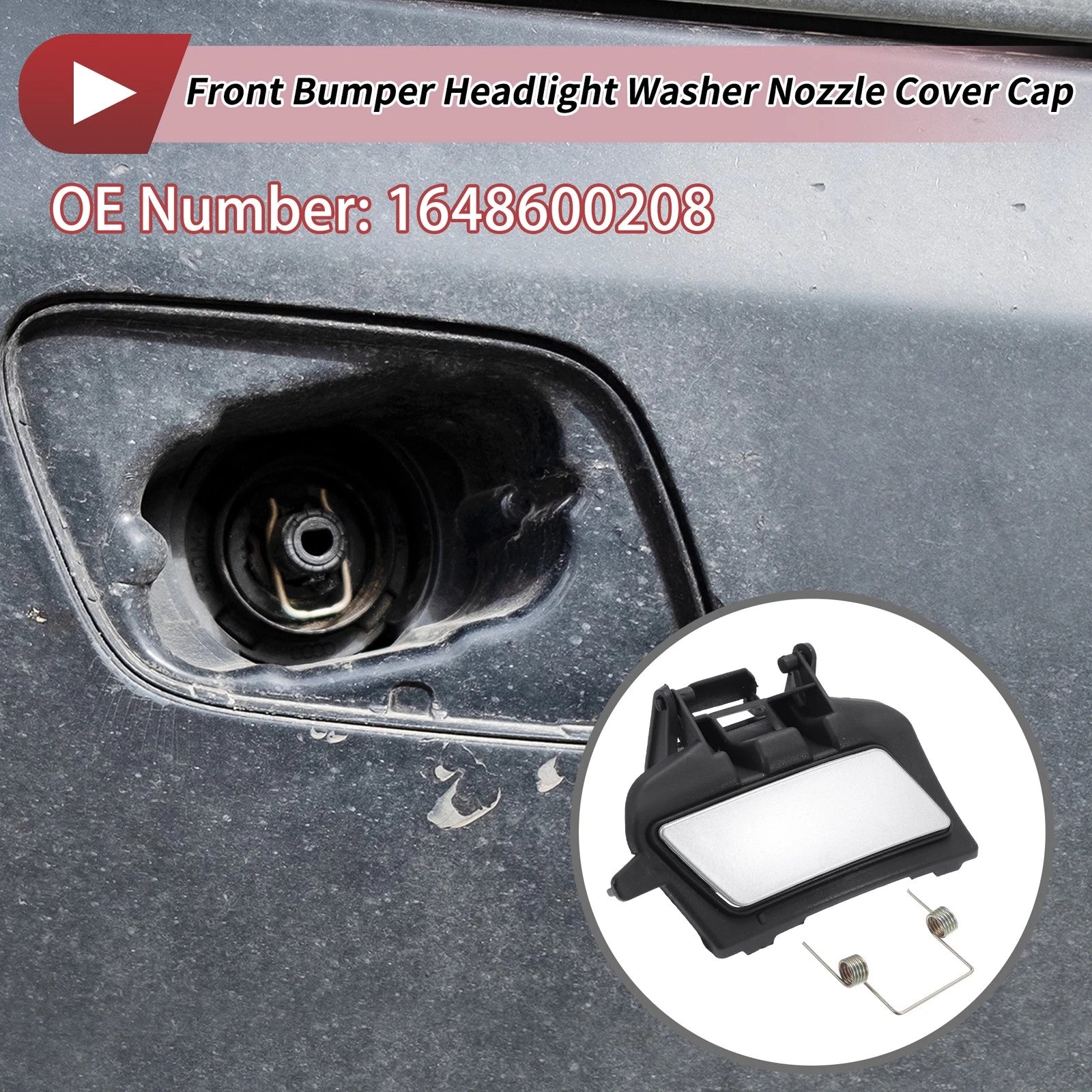 Front Right Washer Nozzle Cover Cap No. 1648600208 for Mercedes-Benz ML320 (2007–2008)