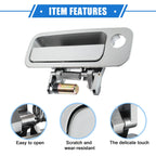 Front Right Exterior Door Handle for Toyota Camry (1997–2001) Silver Tone