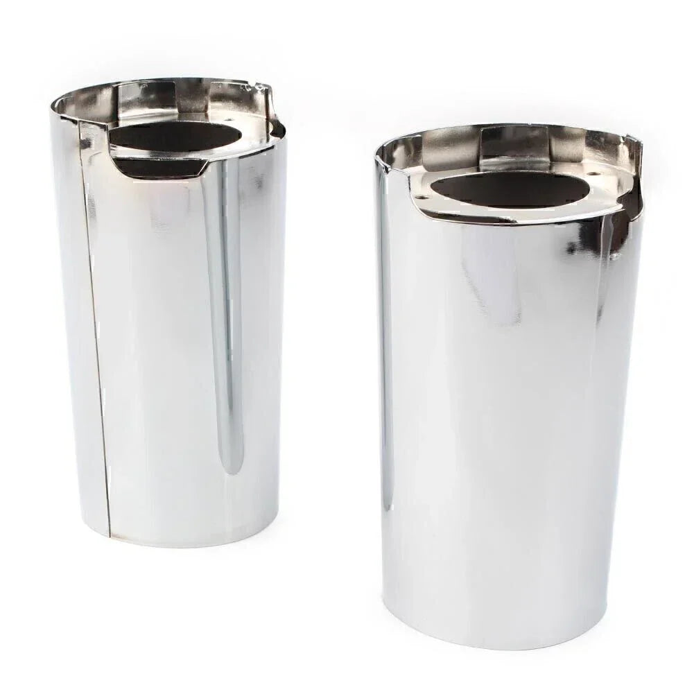 Chrome Fork Slider Covers for Harley Touring Electra Street Tri Glide (2014-2023)