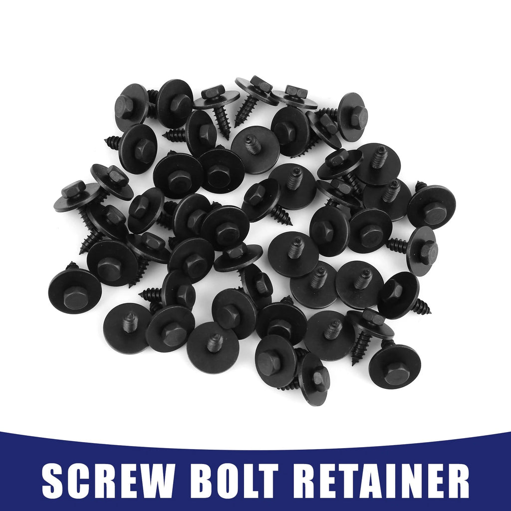 Set of 50 Car Screw Bolt Retainer Liner Under Cover for BMW (07147129160)