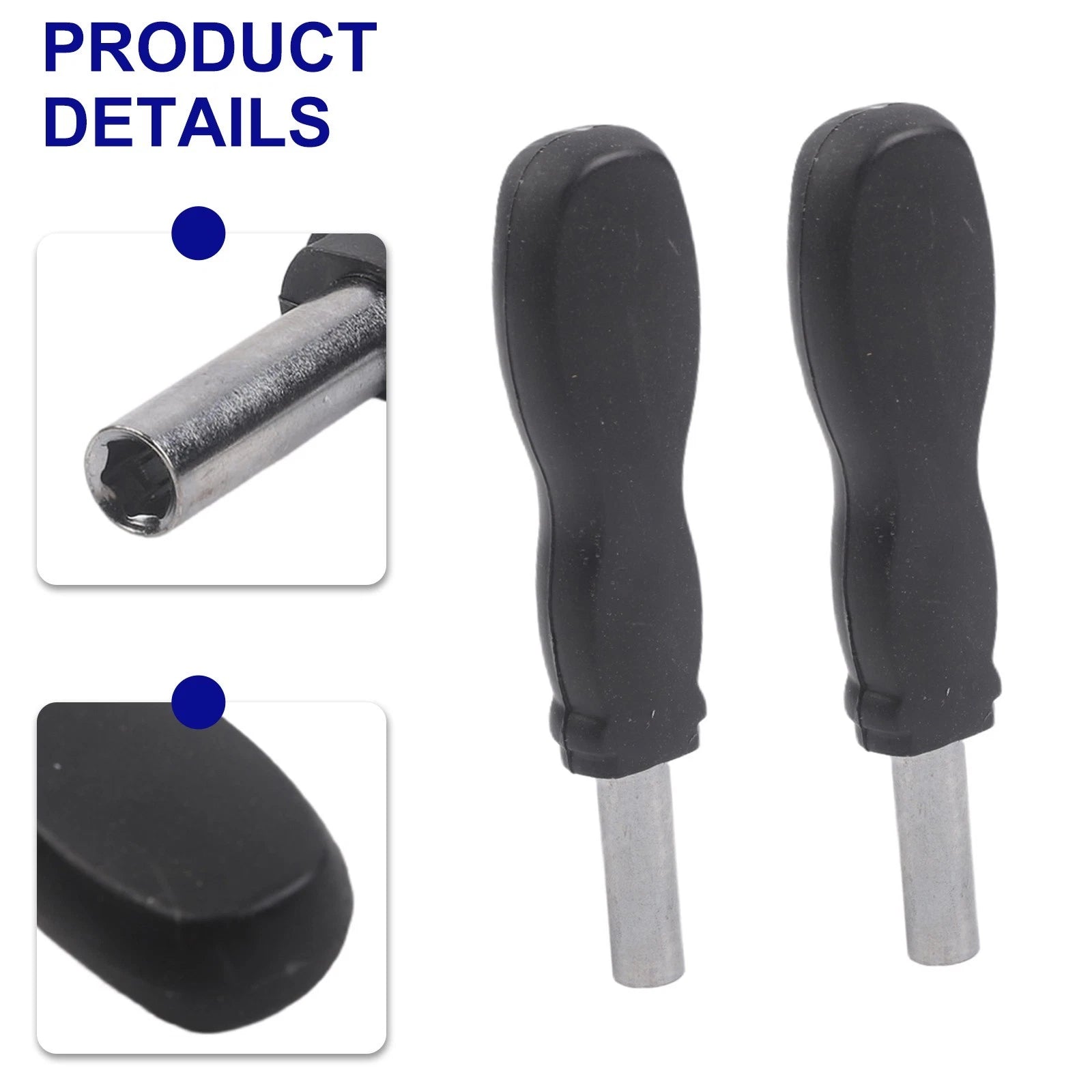 2Pcs Hex-Plastic Screwdriver Handle for Home Repair Tools