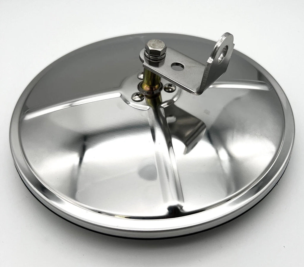 Stainless Convex Round Mirror Center Mounting Stud for Universal Trucks (2010–2025)