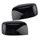 Gloss Black Rearview Door Wing Mirror Cover for Nissan Rogue (2008-2015)