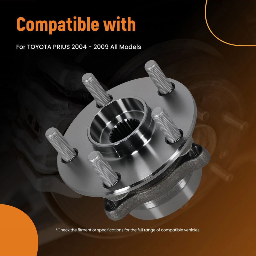 Front Axle Bearing Assembly for Toyota Prius (2004–2009) BR930641 5-Lug