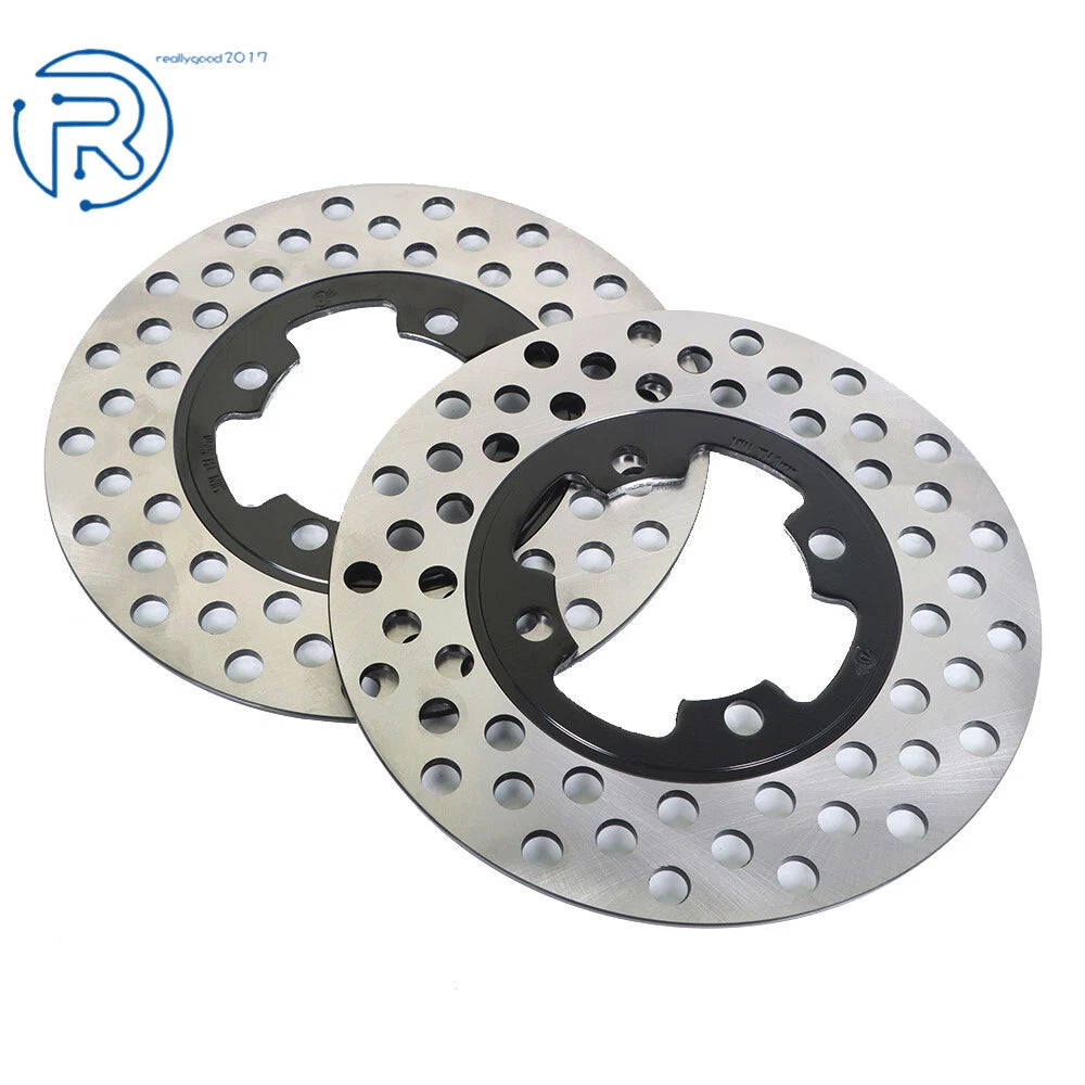 Front Brake Calipers & Rotors for Yamaha Grizzly 350 400 450 (2007-2014)