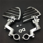 1.5" Wing Footpegs Male Mount Clamps for Honda GoldWing GL1100 GL1200 GL1500 GL1800